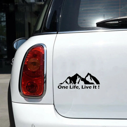 One Life Live It Adventure Sticker