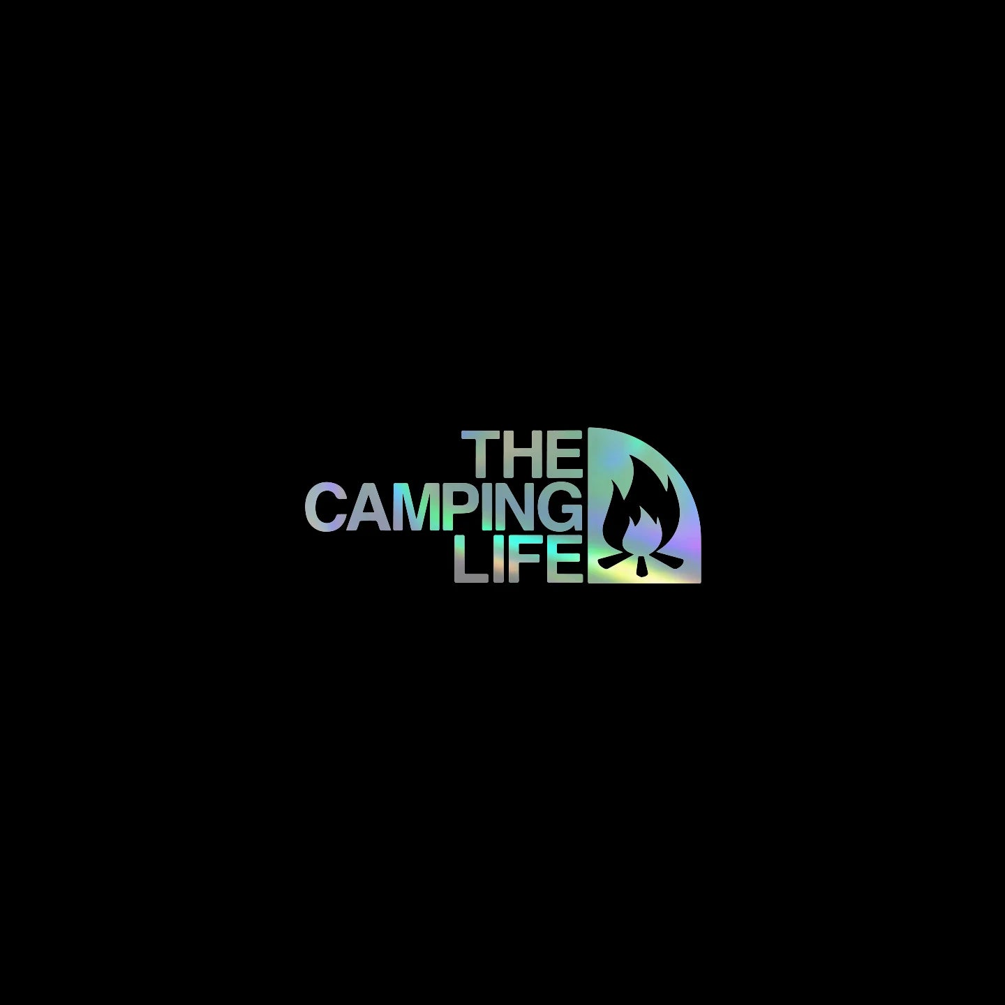 The Camping Life Sticker