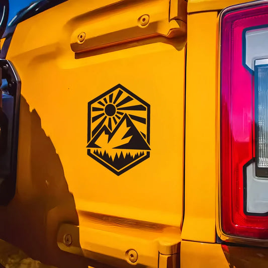 Mountain Explorer Badge Sticker