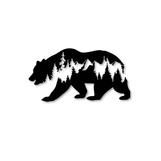 Bear & Forest Sticker
