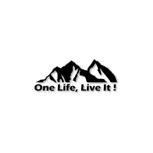 One Life Live It Adventure Sticker